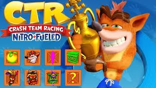 Crash Team Racing Nitro Fueled - All Tracks (Full Race Gameplay)