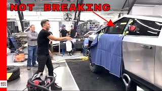 Tesla Cybertruck Window NOT Breaking During Demo