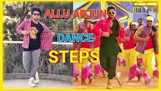 Allu Arjun Dance steps || Box baddhalai poye dance steps || dj duvvada jagannadham || actor saleem