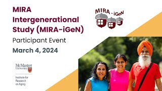 MIRA Intergenerational Study (MIRA-iGeN) Participant Webinar