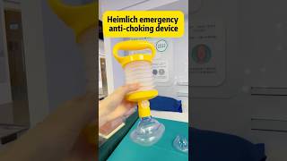 Heimlich anti-choking device ，To stop kids and the elderly from getting stuck .