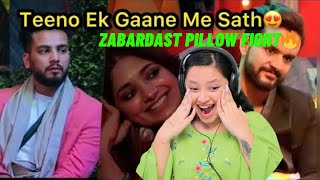 Abhishek Aur Jiya Ke Sath Mera Gaana Aara Hai😍 Reaction Video #elvishyadavvlogs #elvisharmy