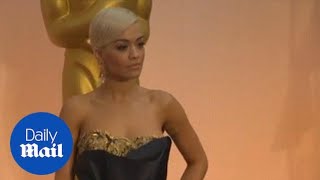 Rita Ora stuns on the Oscars red carpet in Los Angeles - Daily Mail