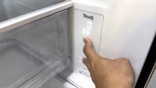 LG French Door Cooling off mode 2022-2024 Control Panel model LRFOC2606S