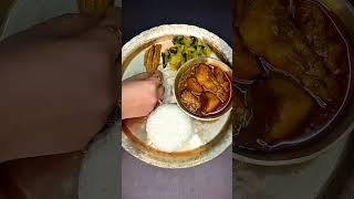 Assamese thali #lunchmenu #porkrecipe #fishfry #nonveg #youtubeshorts #shorts #viral