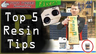Top 5 Tips for Using with Epoxy Resin in Woodworking