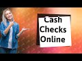 Where can I cash a third party check online instantly?