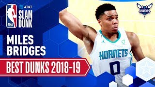 Miles Bridges’ Best Dunks of the Season | 2019 AT\u0026T Slam Dunk Participant