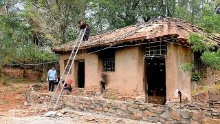 Three poor bankrupt orphans clean up and renovate the old house left by their grandpa/ Leaving City