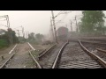 gatimaan express terrific dust storm u0026 full 160 kmph speed