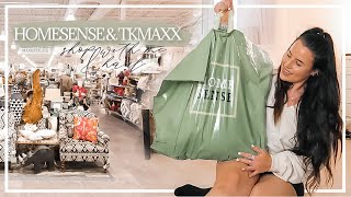 COME TO HOMESENSE & TKMAXX WITH ME & HAUL | BEST BARGAIN FINDS!