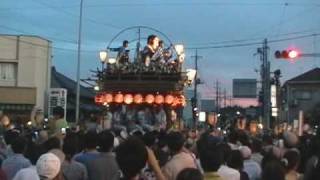 荒久区　のの字廻し　（平成２２年本宿祭禮）