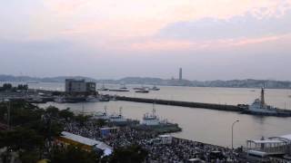 関門海峡花火大会-2014　タイムラプス