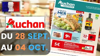 catalogue AUCHAN du 28 septembre au 4 octobre 2022 🌞⛔ Arrivage - FRANCE