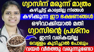 വെള്ളം കുടിക്കുമ്പോൾ പോലും വയർ വീർത്തുവരുന്നുണ്ടോ | ഗ്യാസിന് മരുന്ന് മാത്രം കഴിച്ചിട്ട് കാര്യമില്ല |