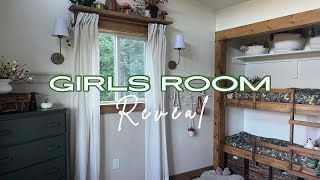 ✨A Tiny Transformation✨|| Little Girl’s Room Reveal With Bunks in the Closet!