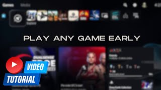 How to Play PS5 games EARLY (Free Early Access)
