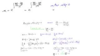 How to solve non exact differential equations with an integrating factor