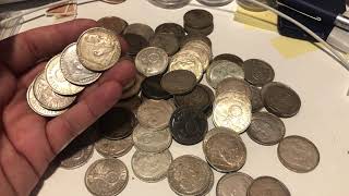 A haul of WW2 German silver coins