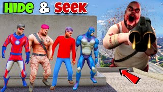 Hide And Seek With Rope Hero Tipson Villain In Mr.Meat House | Rope Hero Vice Town | Black Spider2.0