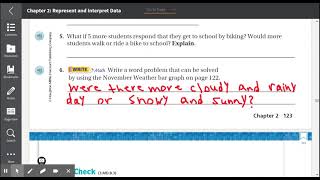 Lesson 2.6 Solve Problems Using Data