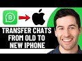 HOW TO TRANSFER WHATSAPP BUSINESS CHATS FROM OLD IPHONE TO NEW IPHONE 2026! (FULL GUIDE)