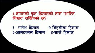 लोकसेवा आयोग सहयोगी। महत्वपूर्ण सामान्य ज्ञान बस्तुगत प्रश्नोत्तर।