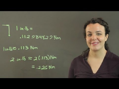 How to Convert Inch-Pounds to Newton-Meters : Conversions & Other Math Tips How to Convert Inch-Pounds to Newton-Meters : Conversions & Other Math Tips