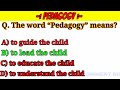 Chid Development And Pedagogy Question For B.ED Entrance Exam//Part-1//#osstet #mcqcom #mocktest