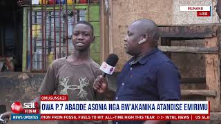 Owa P.7 abadde asoma nga bwakanika atandise emirimu | Omusunsuzi