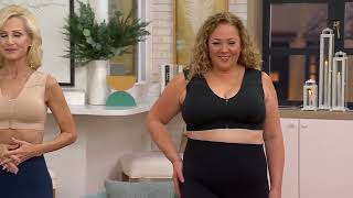 Tommie Copper Shoulder Support Bra with Front Zipper on QVC