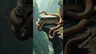 Mind-Blowing AI: Hyper-Realistic Jungle Snakes Brought to Life #snake #giantpython #youtubeshorts