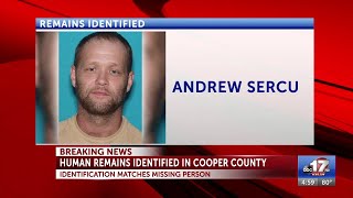 Remains found in Cooper County confirmed as missing Boonville man