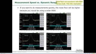 Anritsu Webinar: Tracking Generator Applications for RF and Microwave 2/12/13