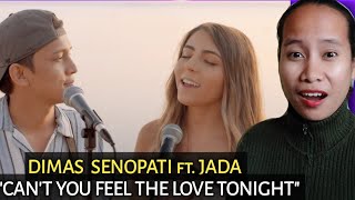 Dimas Senopati - Can't you feel the Love Tonight ( Lion King ) ft Jade | Reaction