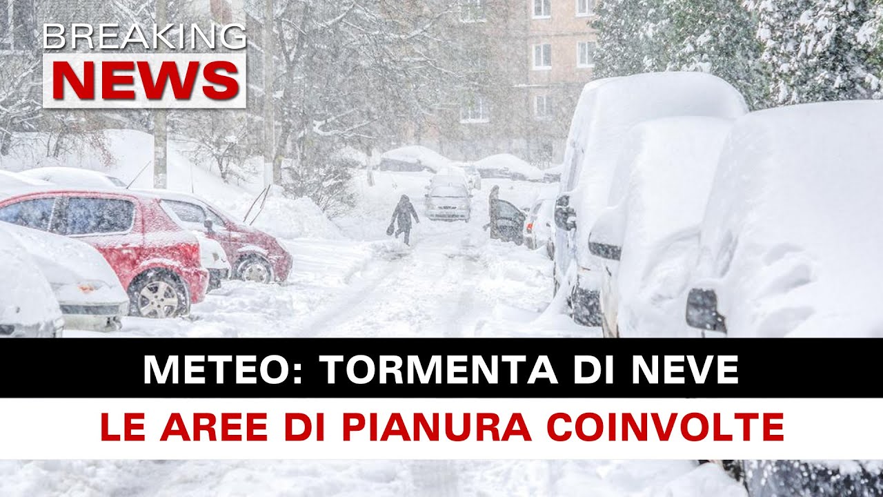 Meteo: Tormenta Di Neve. Le Aree Di Pianura Coinvolte! - YouTube