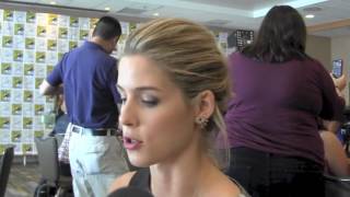 Emily Bett Rickards Answers Questions @ Arrow Press Roundtable SDCC 2016