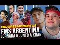 LA MEJOR JORNADA DE FMS ARGENTINA😍😍😍😍 MEJORES RIMAS FMS CORRIENTES J05 KAPO013 Y KHAN REACCIONAN