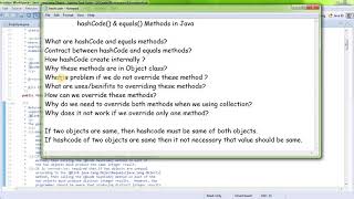 All About hashCode() And equals() Method