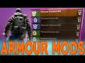 The Division, How To Equipt Armour MODS The Division, How To Equipt Armour MODS