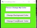 The VB App that changes Color