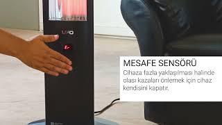 UFO Micatronic 2300 W Uzaktan Kumandalı Kule Tipi Isıtıcı | Mesafe Sensörü