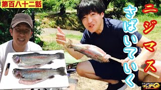 【第百八十二話】釣ったニジマスをさばいていくっ！！日本の果てまでイッテQ〜醒井養鱒場に潜入（後編）