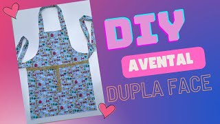 DIY AVENTAL DUPLA FACE- Gerlania Thays