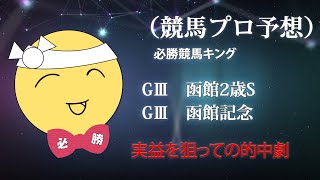 競馬プロ予想　必勝競馬キング　函館2歳S　函館記念