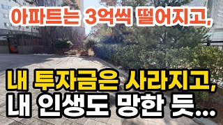 아파트는 3억씩 떨어지고, 내 투자금은 사라지고, 내 인생도 망한 듯... 부동산 아파트 이야기 입주권 분양권 재개발 재건축 Noby (영상 망포동 힐스테이트영통)