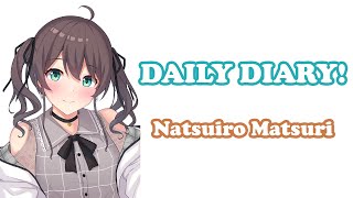 [Natsuiro Matsuri] [3D] - でいり〜だいあり〜! (DAILY DIARY!) / hololive IDOL PROJECT