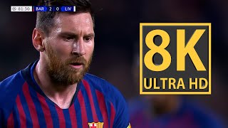 8K | Messi Free Kick Goal vs Liverpool