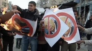 Palestinians celebrate Sharon death