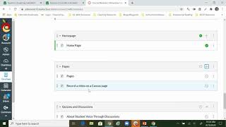 Canvas: Create a Page from Within a Module